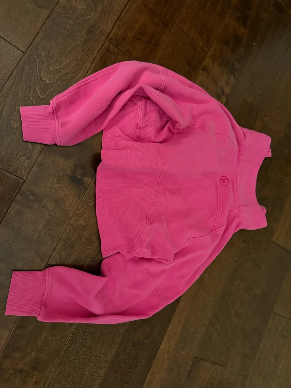 Lululemon Scuba Oversized Funnel Neck Half Zip Sonic Pink size XS/S